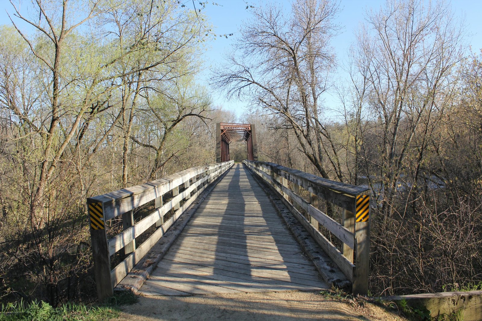 Looking south